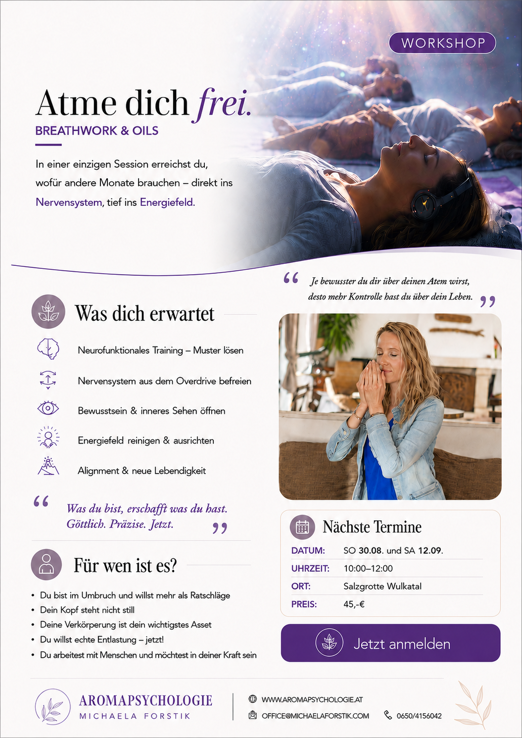 Breathwork im Burgenland